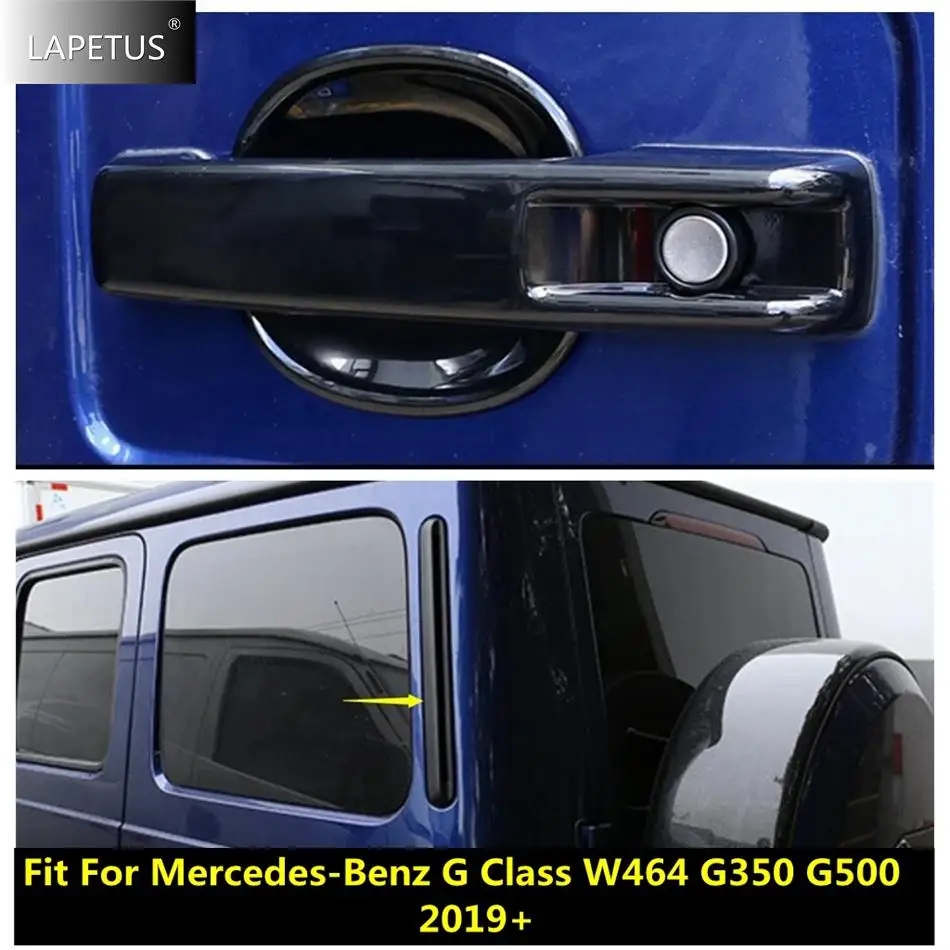 

Car Door Handle Bowl / Rear Window Side Wing Spoiler Accessories Cover Trim For Mercedes-Benz G Class W464 G350 G500 2019 - 2021