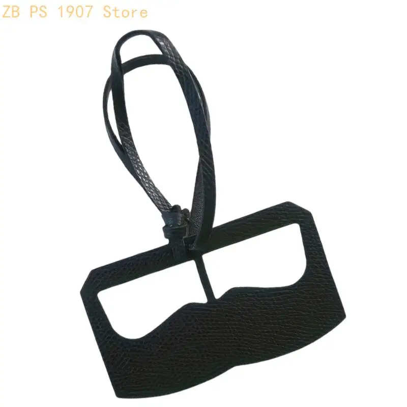 Versatile Artificial Leather Keychain for Backpacks and Clothing Decoration with Easy Attach Designs 55KA