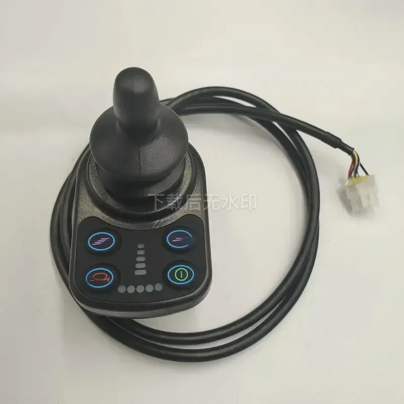 24V 35A BLDC Controller Rocker Handle with LED Battery Indicator for Wheelchair Mobility Scooter Parts