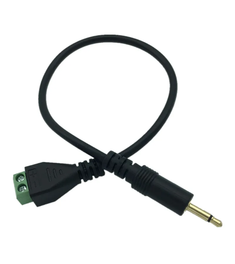 1PCS 30CM 3.5mm 2/3/4 Pole Male to AV Screw Terminal Block Stereo Audio Video Connector Plug