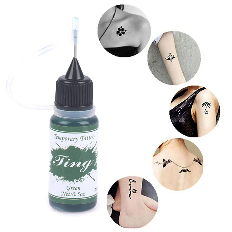 10ml temporäre Tattoo Tinte Frucht gel Körper kunst Malerei Pigment Tattoo Saft Tinte