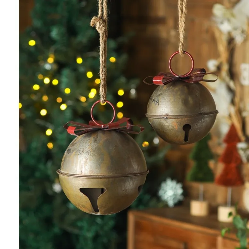Christmas pendant small bell Christmas tree pine cone scene arrangement supplies decorative small pendant