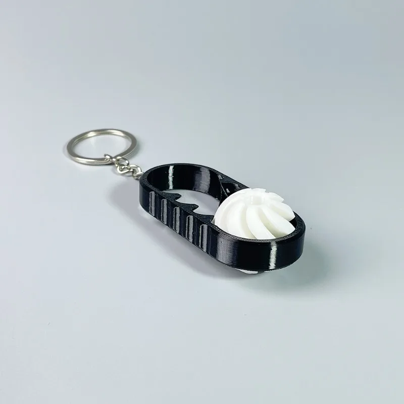 3D Printed Decompression Fidget Spinner Two-Color Vortex Toy Spiral Three-Dimensional Structure Ornament for Stress Relief