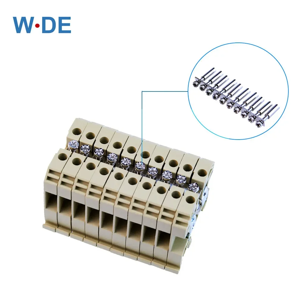 SAK Type Terminal Block Accessories SAK 2.5Q-10 SAK 4Q-10 Fixed Bridge For SAK DIN Rail Terminal Blocks