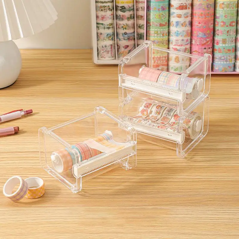 Kreative Band Cutter Set Band Werkzeug Transparent Band Halter Band Dispenser Schule Liefert Büro Schreibwaren Für Studenten