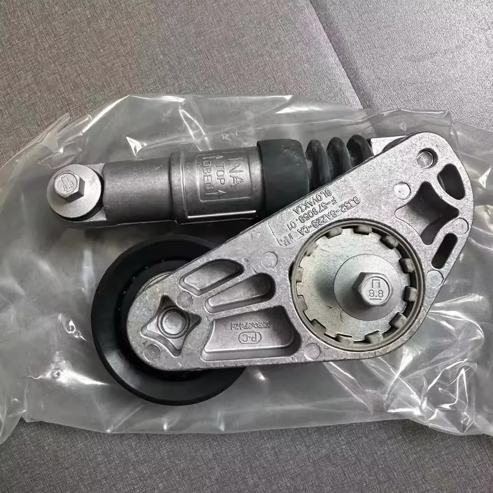 LR028880 LR034128 Aux Belt Tensioner For Land Rover Freelander LR2 Range Rover Evoque V-Ribbed Drive Belt Tensioner With Roller