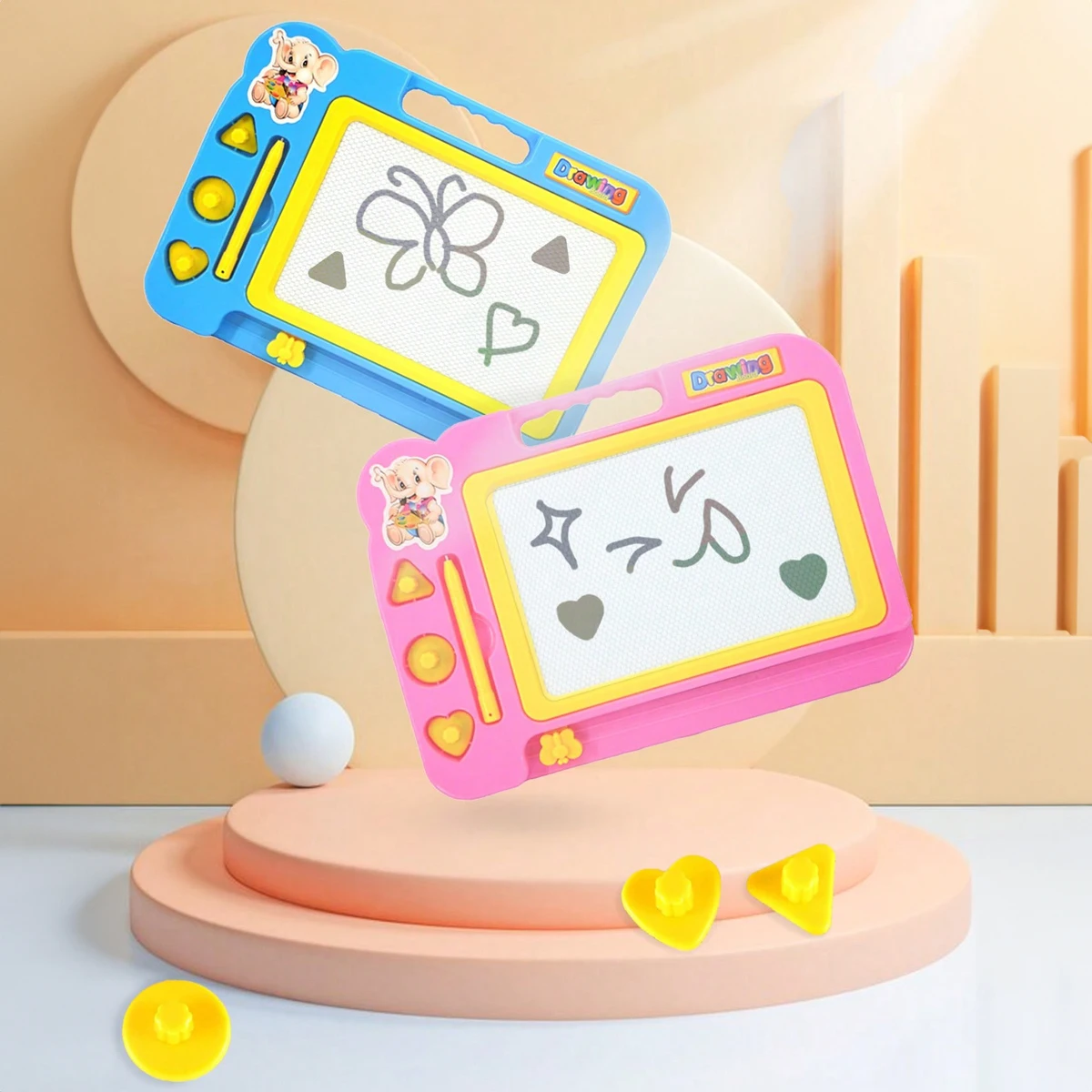 Children's Colorful Magnetic Drawing Board Writing Board Painting for Kids Boys Girls Gifts Graffiti Puzzle Toys