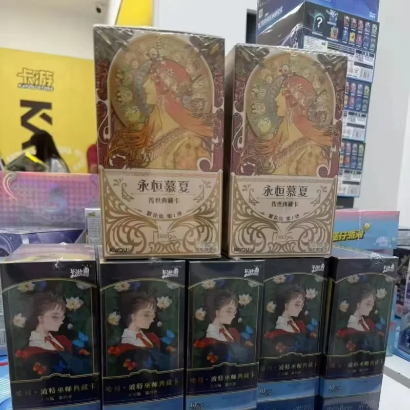 

Kayou новая оригинальная карта Eternal Mucha, коллекционная карта Heritage, коллекция цветов, первая пуля, периферийные игрушки, подарки, карты