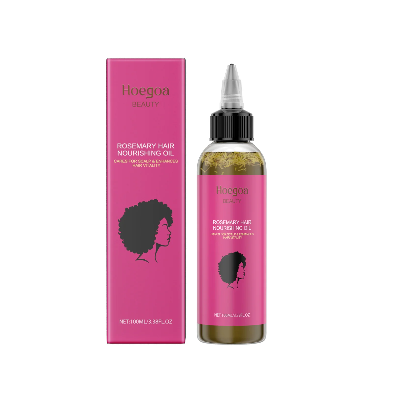 Hoegoa Rosemary Oil for Hair Growth Promoter Damaged Hair Repair Scalp Care Products Batana Oil for Hair Loss Treatment 100ml