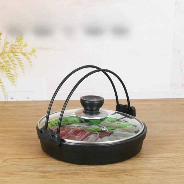 Japanese-Style Alcohol Stove Small Hot Pot Household Hot Pot Stove Non-Stick Pan