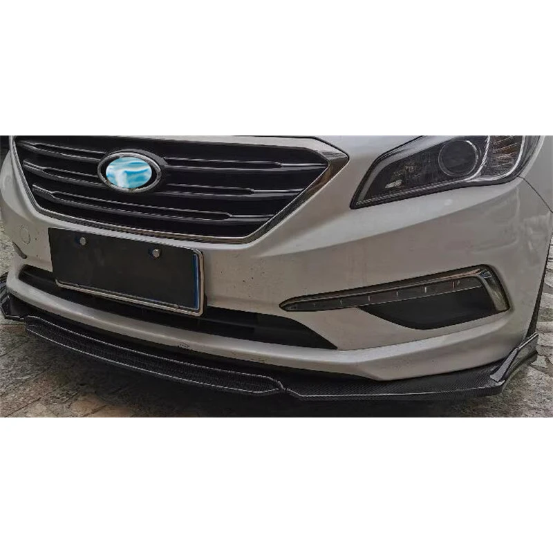 For 4PCS OLD Hyundai Sonata Front Bumper Lip Diffuser Splitter Anti-Collision Accessories Refit Body Kit 2013-2017 Year