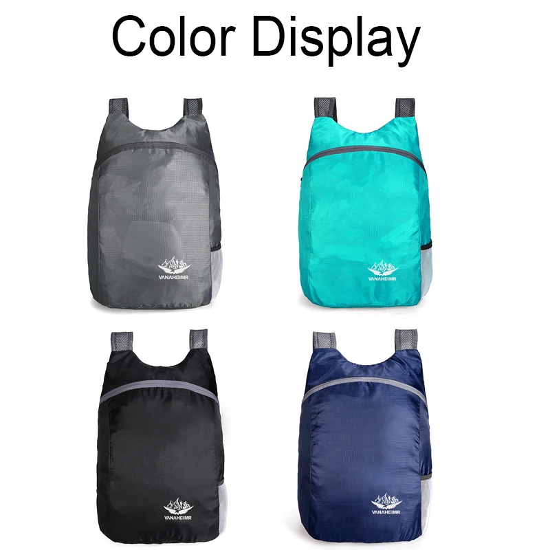 Outdoor lightweight Waterproof Folding Portable Bag, lightweight and Storable for Daily Travel Backpacks, Suitable for Both Men view 6