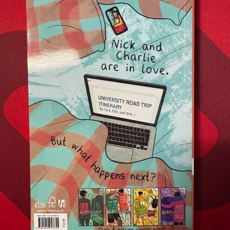 Heartstopper Volume 5 Alice Oseman Graphic Novel English Comic Book Netflix Teen Romance Series Paperback Reading Book