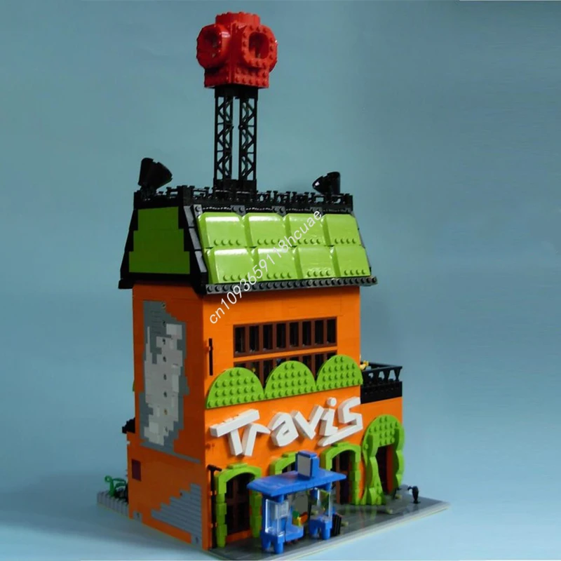 

4219 шт. MOC The Travis Club, образовательная модель, строительный блок, рождественский подарок, вдохновляющая творческая архитектура «сделай сам», для навыков фаната