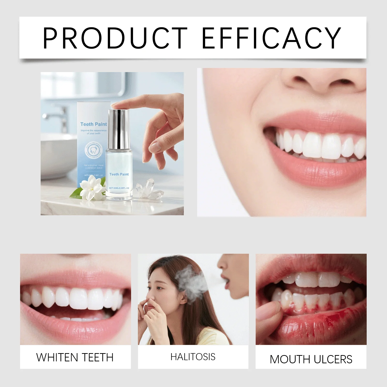 Instant Brighten Teeth Paint Remove Yellow Pigments Reduce Stains Quickly Tooth Whitening Enhance Teeth Beauty Oral Teeth Polish