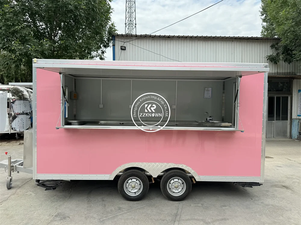 Food Trailers Concession  Hot Dog Food Truck  Ice Cream Mobile Truck  Coffee Carts  Vending For Sale