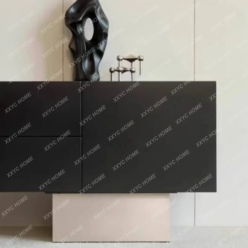 XXFactory Direct   Black Dark Tv Cabinet Decoration Drawers Design  Space Saving Tv Cabinet Storage