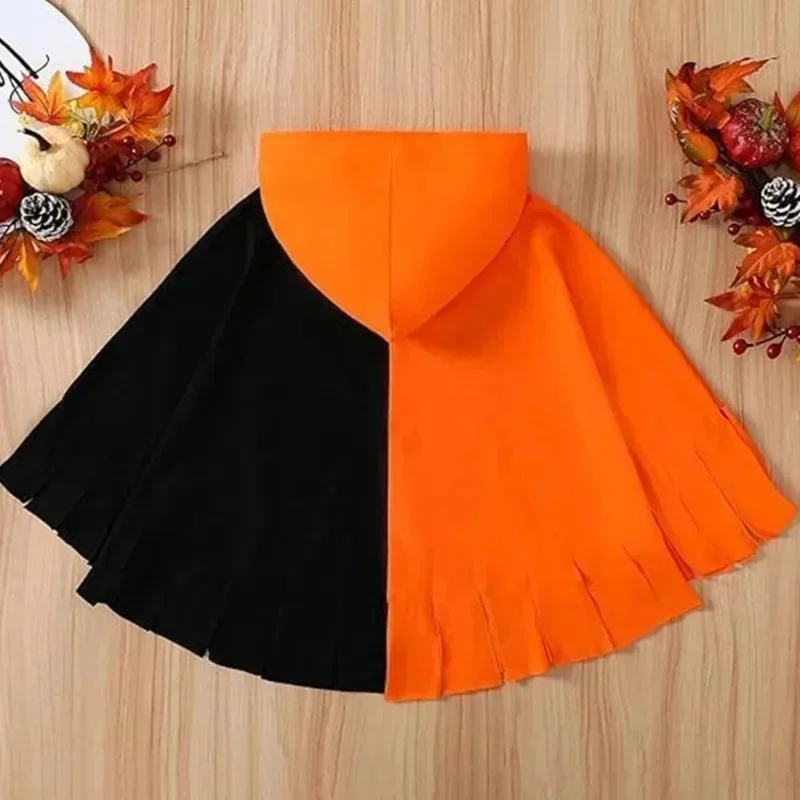 Halloween Children Costume Funny Horror Cosplay Dress Halloween Up Girls Ghost Clothes Boys Cartoon Anime Children Witch Cloak