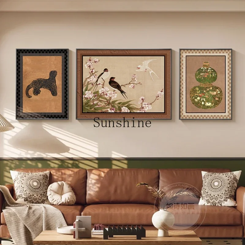 

Living room decorative painting atmosphere sofa background wall hanging painting