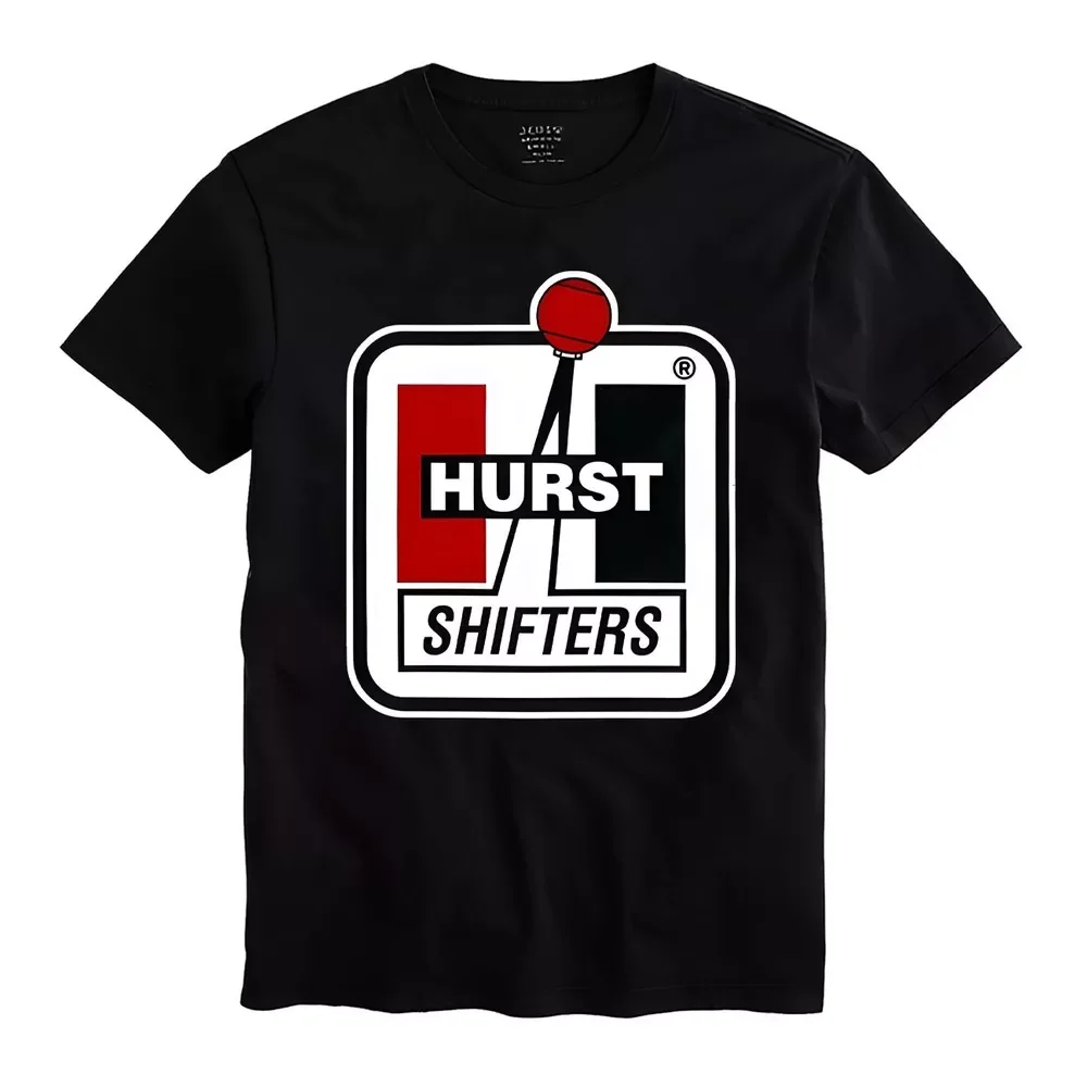 Hurst Shifters Men Unisex Black   Tees High Quality 100%Cotton Short Sleeve