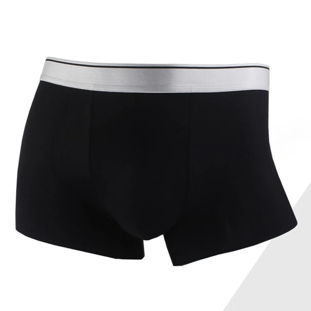 

Men Ice Silk Sexy Bulge Pouch Trunks Solid Traceless Underwear Soft Elasticity Nightwear Thin Breathable Swimwear