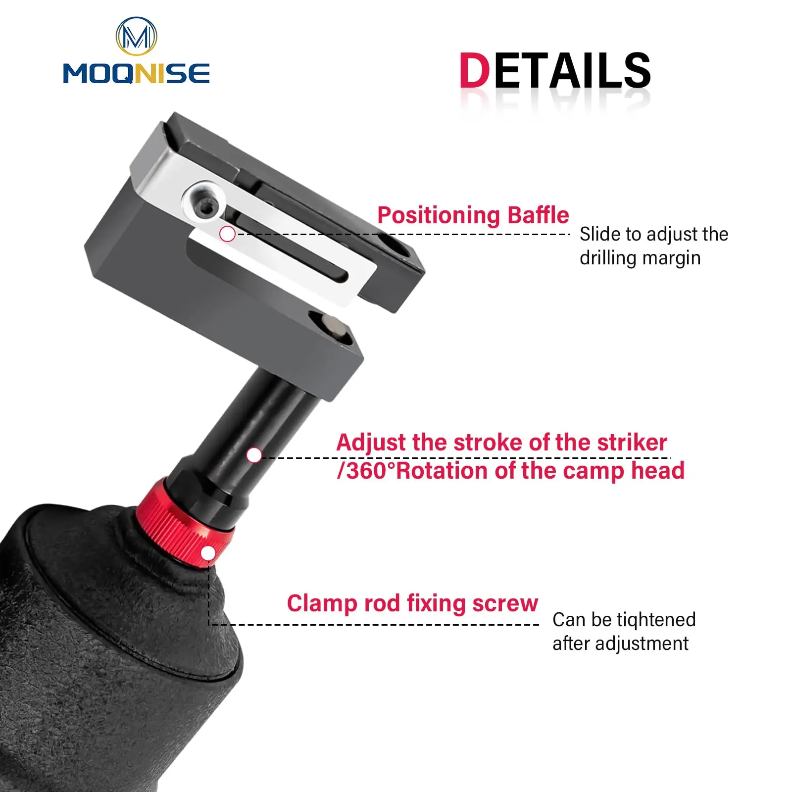 ثقب هوائي 8 مم 360 °     دوران الهواء المعادن ثقب لكمة أداة الصناعية الصفائح المعدنية اللكم بندقية الثقيلة ميتال هول فلان