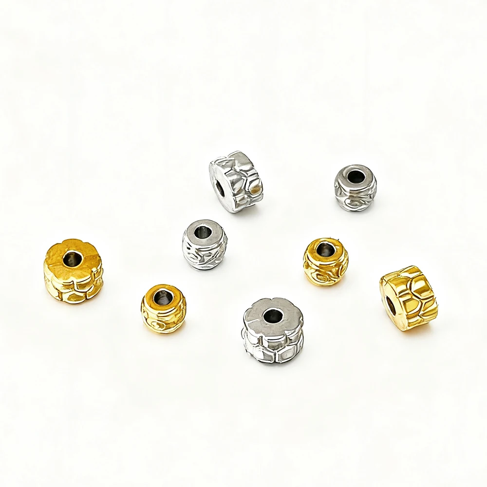 

Сердечный дизайн 100 шт. ювелирные аксессуары/разделители из нержавеющей стали бусина/форма колеса/ручная работа/бусины «сделай сам» для ожерелья # 195505