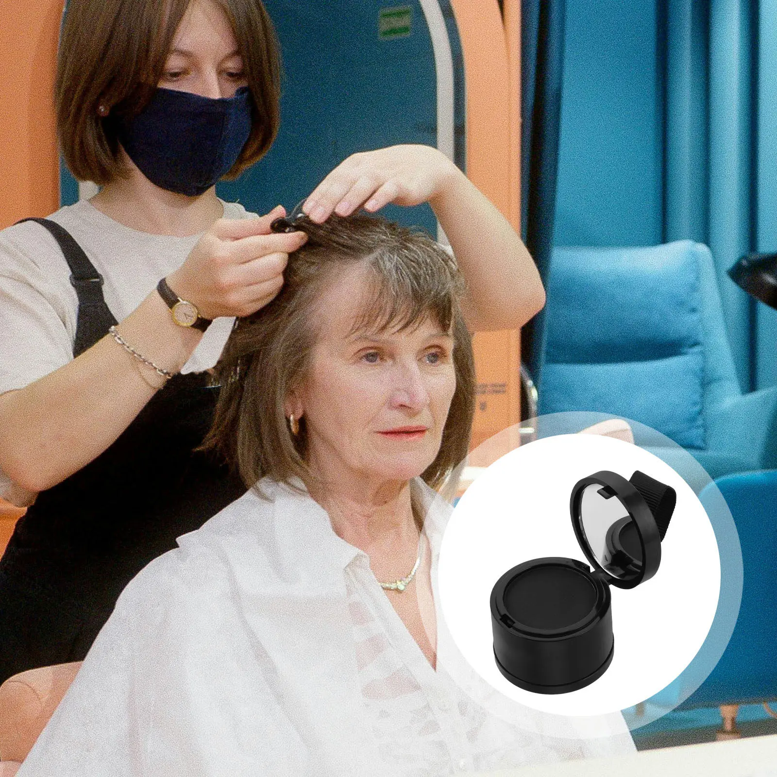 

Пудра для волос для женщин, водостойкая, маскирующая корни, портативная, матовая, для коррекции цвета волос