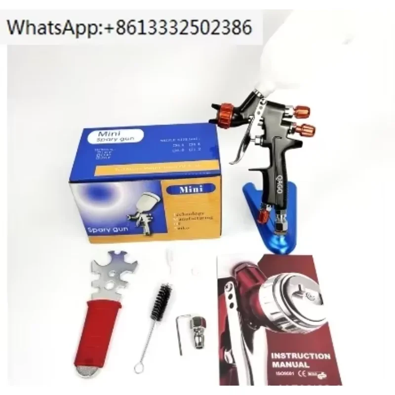 

Портативный краскопульт HVLP Mini 5000 с соплом 0.8/1.0 мм, стальной, гравитационный, для DIY-покраски, ремонта автомобилей и мебели