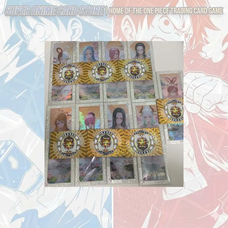 Japanese Anime ONE PIECE Nico Robin Nefertari D. Vivi Vinsmoke Reiju Yamato Shirahoshi Kalifa Carrot UTA Collectible Cards