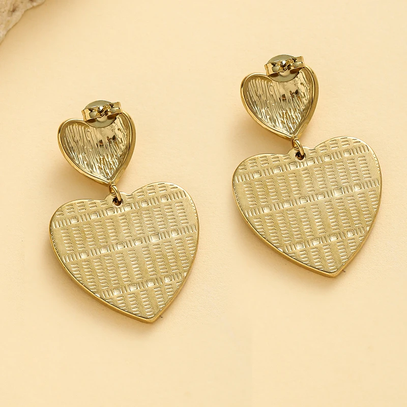 Trendy Enamel Evil Blue Eye Earrings For Momen Stainless Steel Charm Drop Earring Golden 14K Plated Party Wedding Jewelry Gift