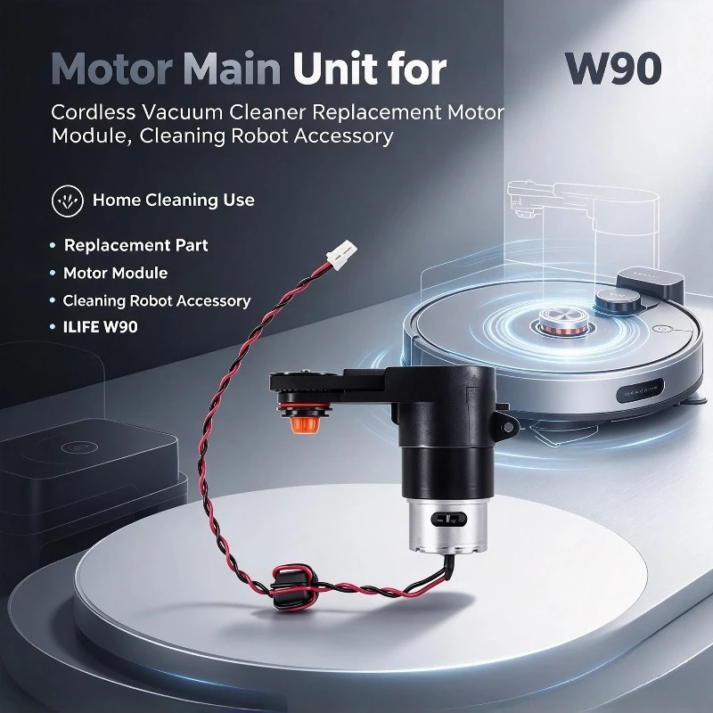 Motor Main Unit for W90 Cordless Vacuum Cleaner, Replacement Motor Module, Cleaning Robot Accessory for Home Cleaning Use