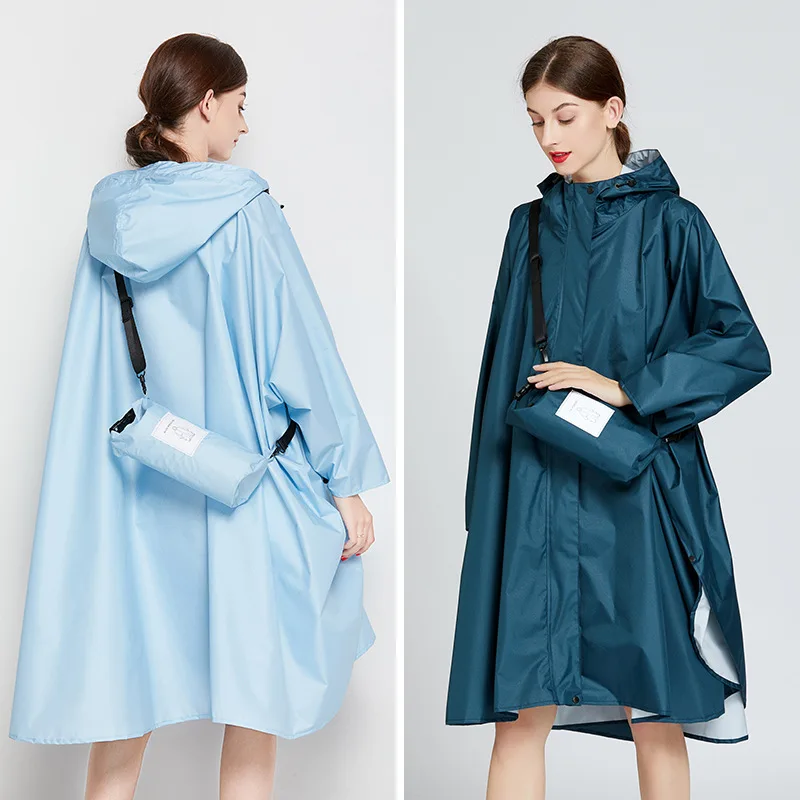 Large Size Raincoat Women Waterproof Rain Poncho Jacket Female Rainwear Rain Layers for Girls Fashion Rain Coat Covers