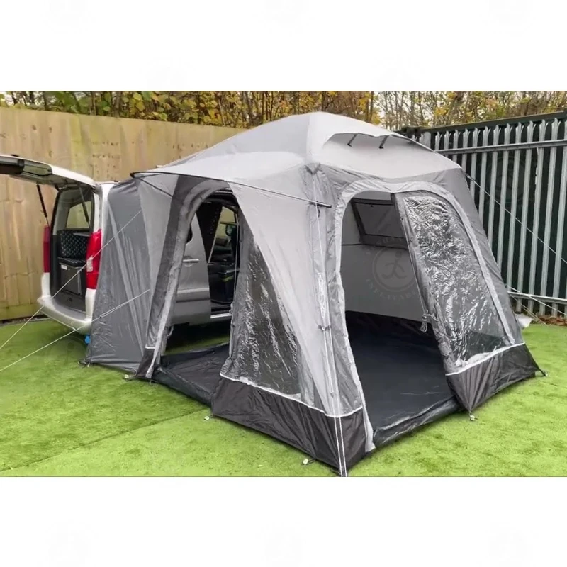 

Outdoor Air Tent Inflatable Camping Large Drive Awning Car Tent Travel Play Tunnel Air Family Tent Caravan Inflatable Annex