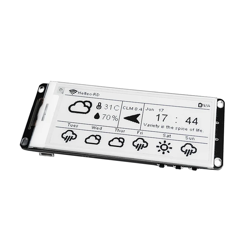 Heltec Meshtastic E290 ESP32 SX1262 LoRa Smart Price Tag E-Paper Monitor Zestaw urządzeń IoT z 2,90-calowym wyświetlaczem E-Ink WiFi BLE