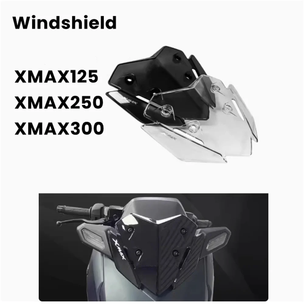 For Yamaha XMAX125 XMAX250 XMAX300 125XMAX 250/300XMAX motorcycle competitive windshield fairing guide plate accessories (2023-)