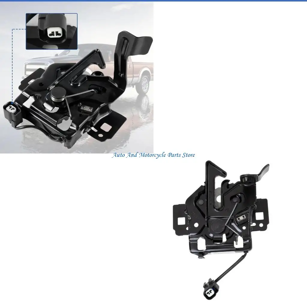 

P9FD Car Quick Release Hood Lock Mechanism Tamper Alert System for F250 F350 Trucks