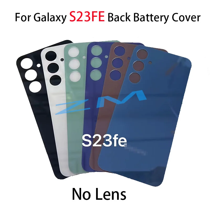 For Samsung Galaxy S23 FE S23FE Back Battery Cover Glass Door Rear Housing Cover Case Replacement for Galaxy S23FE S711 SM-S711B