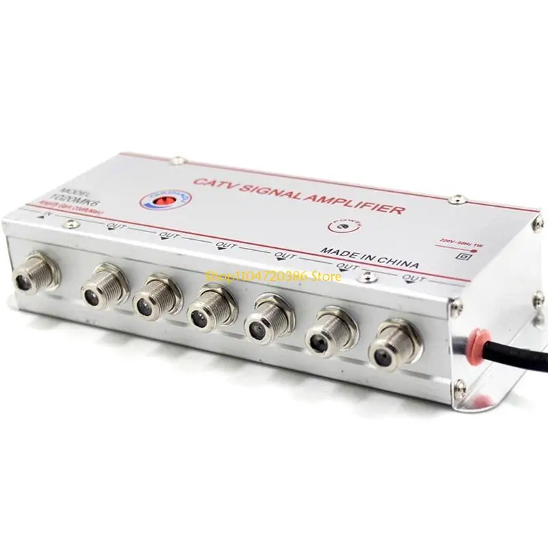 

1Input 6Output 20DB Antenna Amplifier Universal 6Way