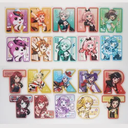 Bang Dream! Roselia Poppin'Party Anime Game Saya Rimi Kasumi Arisa Sayo Ako Lisa Yukina Acrylic Strap Keychain