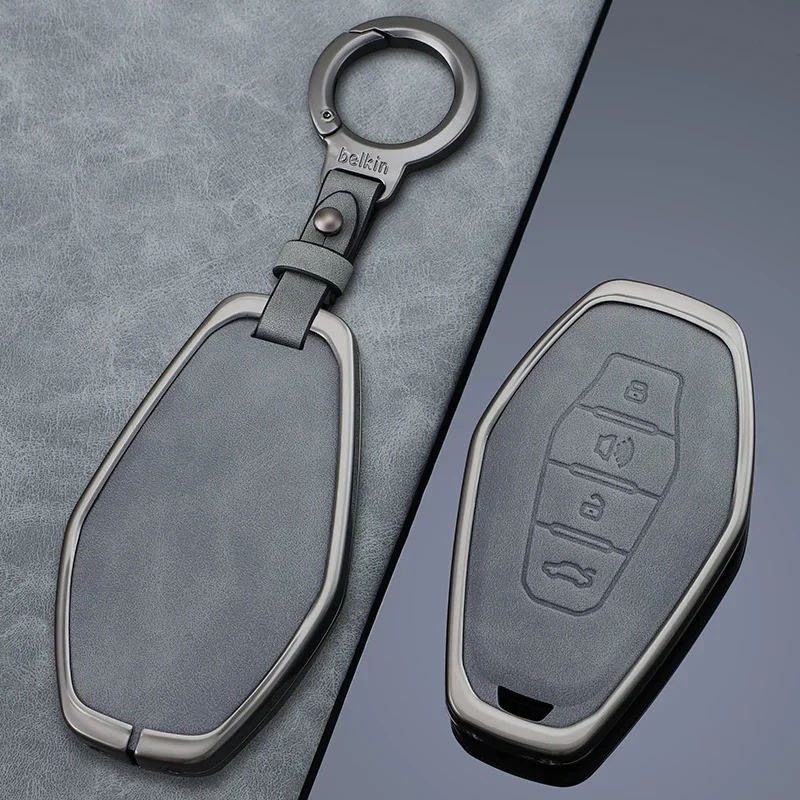 Zinc Alloy Car Key Case Cover Shell For Chery Jetour DASHING X-1 Plus DTC 2022 2023 X70 PLUS Coupe X90 PLUS X70S X95 Keychain