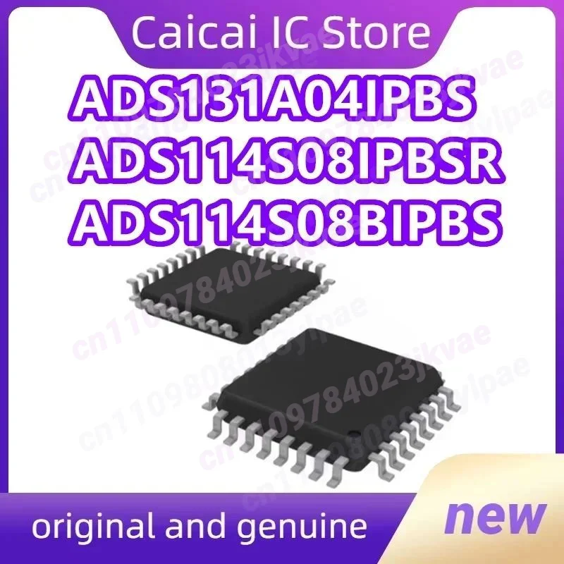 ADS8322Y/250 DAC8541Y/250 ADS1292RIPBSR ADS131A04IPBS ADS114S08BIPBS ADS114S08IPBSR ADS124S06IPBSR TQFP-32 Data Acquisition 1PCS