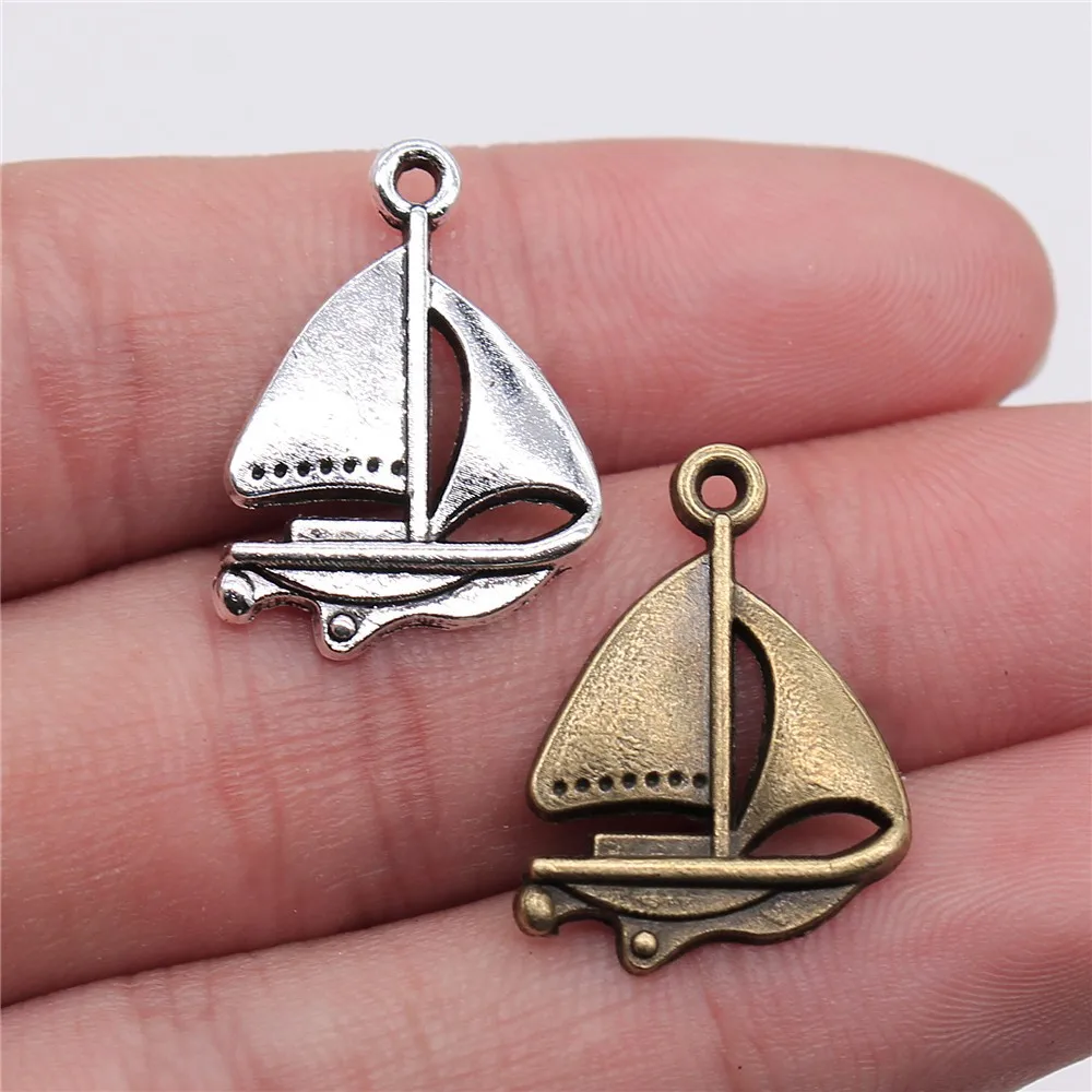 Vintage Ship Boat Marine Charms Pendant Ocean Lover Charms Pendant Bulk For DIY Jewelry Making Bracelet Necklace