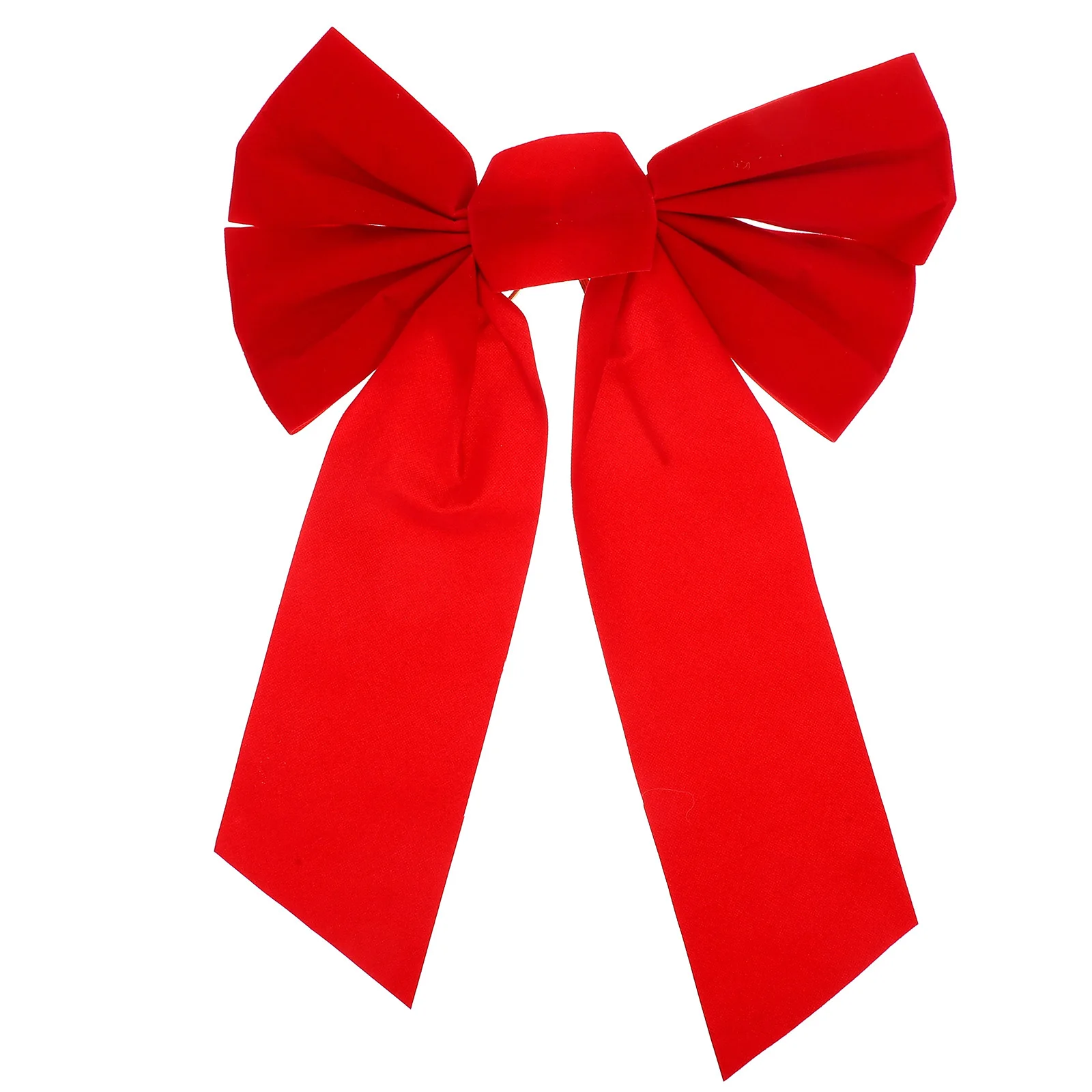 

10Pcs Christmas Bowknot Large Red Decorative Bow Xmas Tree Ornaments Wreath Garland Party Decor Xmas Bowknot Red Wreath Bows