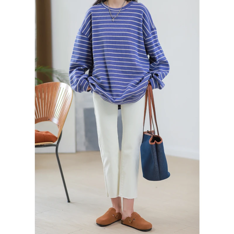 

Phil Dan Light Apricot Straight Leg Jeans Nine Points Large Elastici Slimming Effect Spring Autumn Pants 8308 Women's Jeans