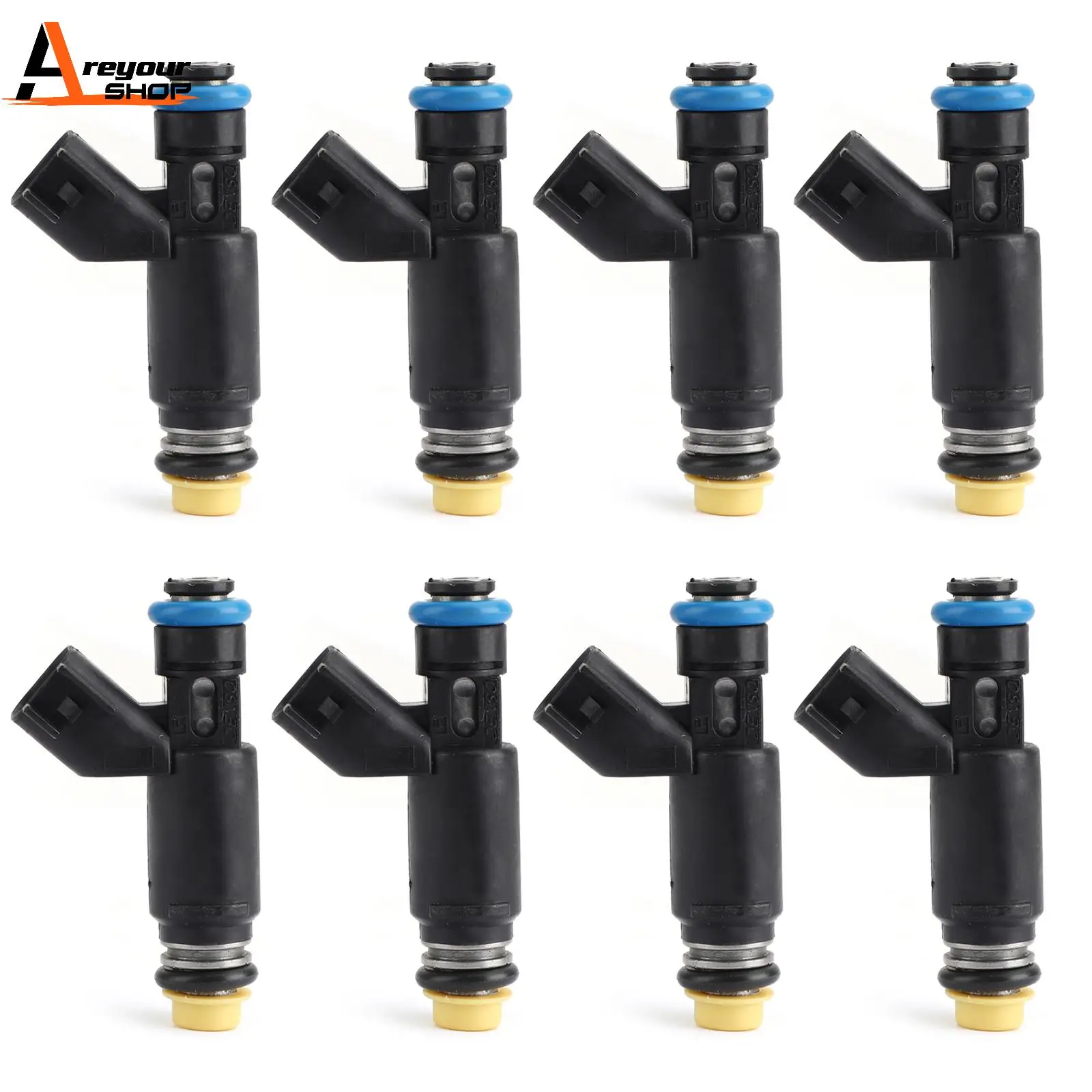 Areyourshop Fuel Injectors For Chevrolet  5.3 FLEX FUEL REPLACE  2002-2004 25326903 12580426 M02903X8 Car Auto Parts