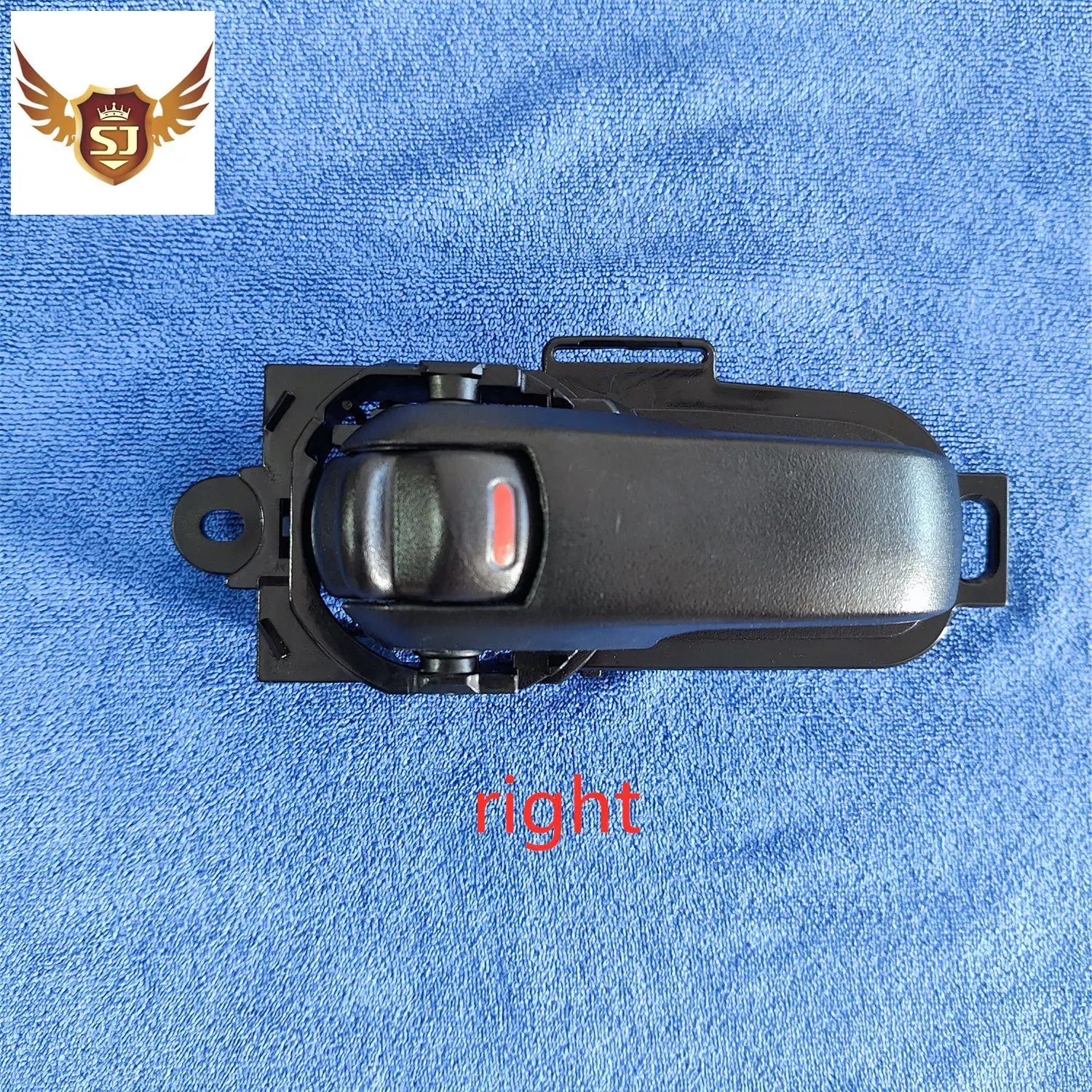 interior Door Handle for Nissan Tiida, texture Black, Left and Right, 2004, 2005, 2006-2011