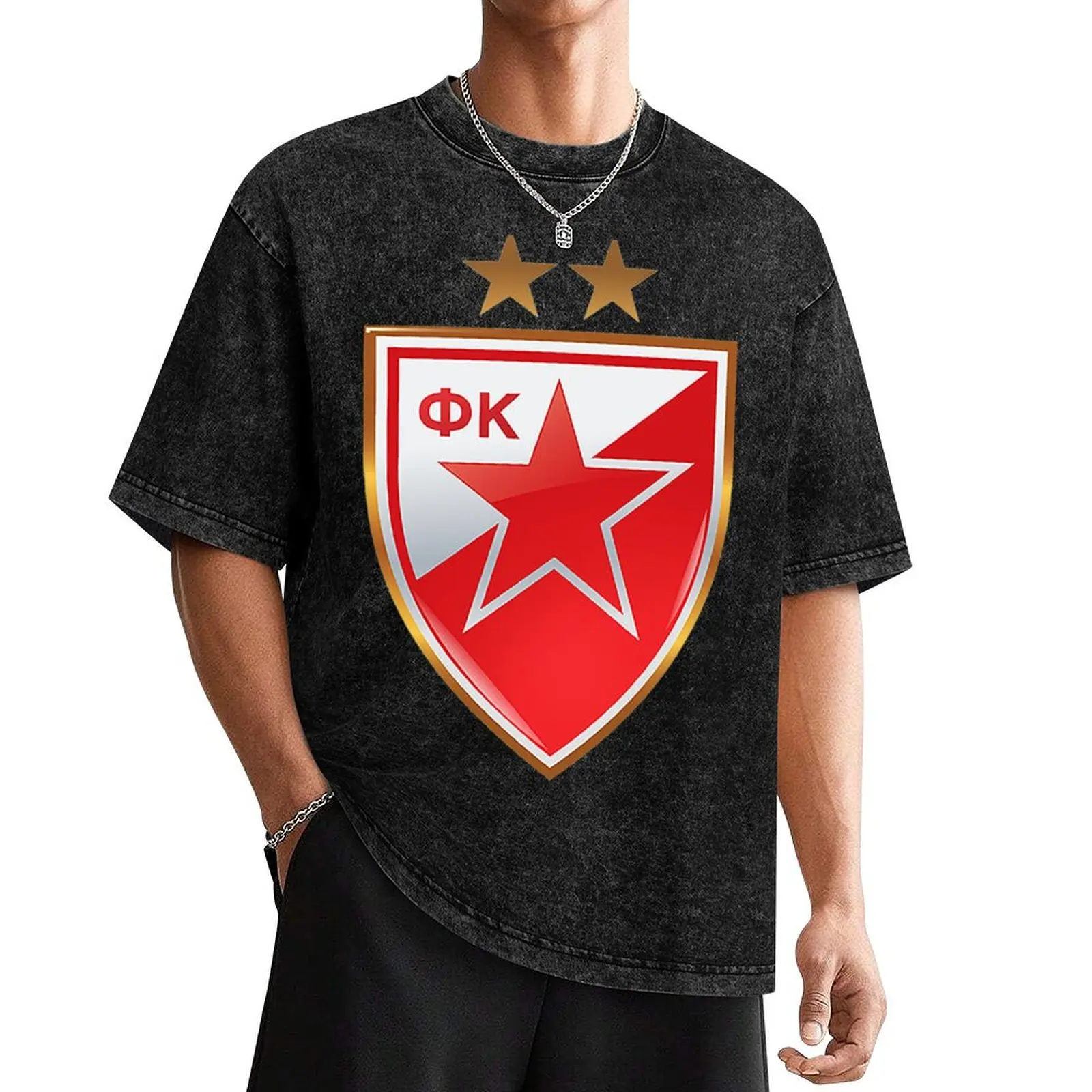 Crvena Zvezda Beograd T-Shirt for a boy anime shirt custom shirt designer shirts mens t shirt