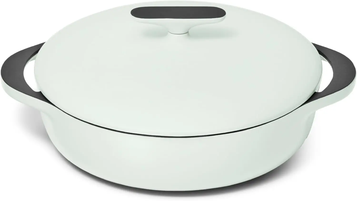 

Enameled Cast Iron Braiser -3 Layer Enamel Coating - No Seasoning Required - Compatible