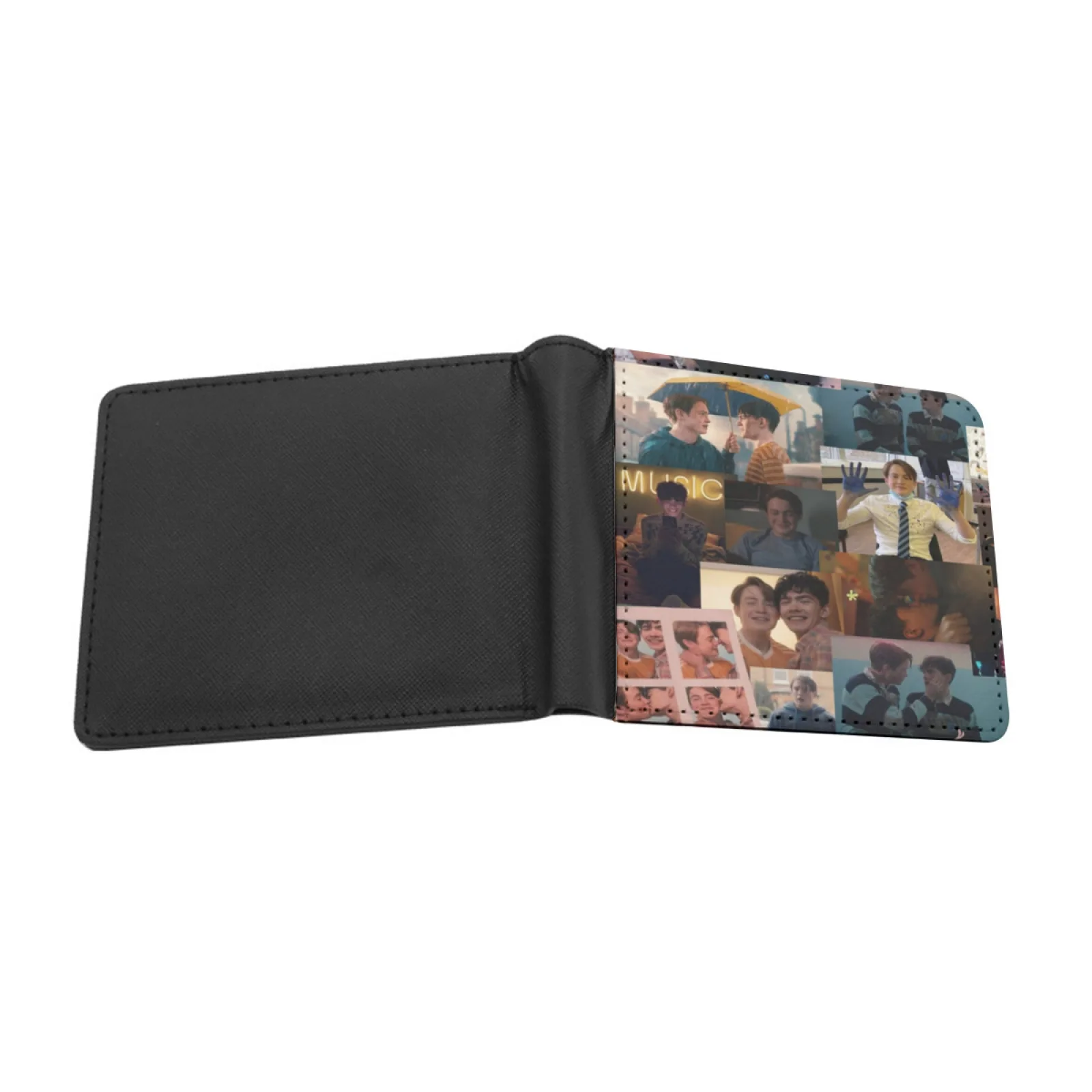 Kit Connor And Joe Locke Personalized Men's Leather Wallet Credit Card Pouch Purse Kit Connor Joe Locke Kit Connor Kit Connor